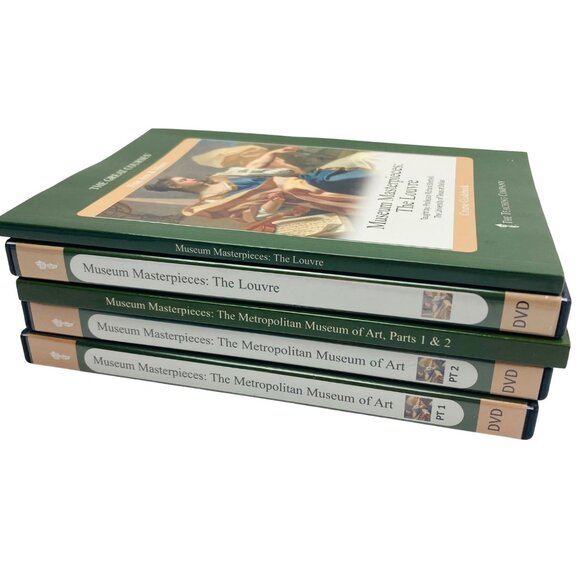 The Great Courses Museum Masterpieces DVD & Book Set The Louvre, Metropolitan - Picture 2 of 4
